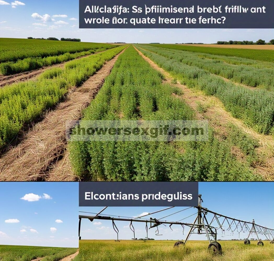 Produktivitas dan implikasi ekonomi campuran alfalfa-rumput dengan irigasi bervariasi