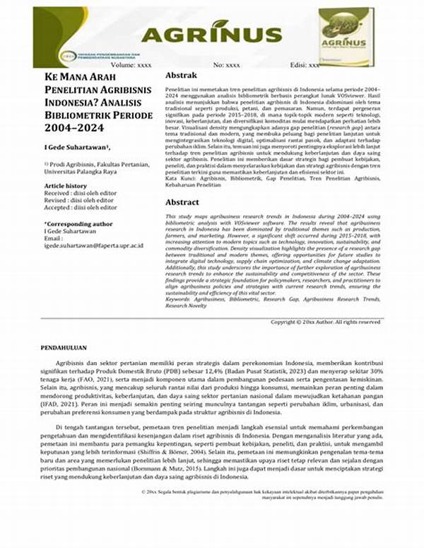 Tren Agribisnis Modern