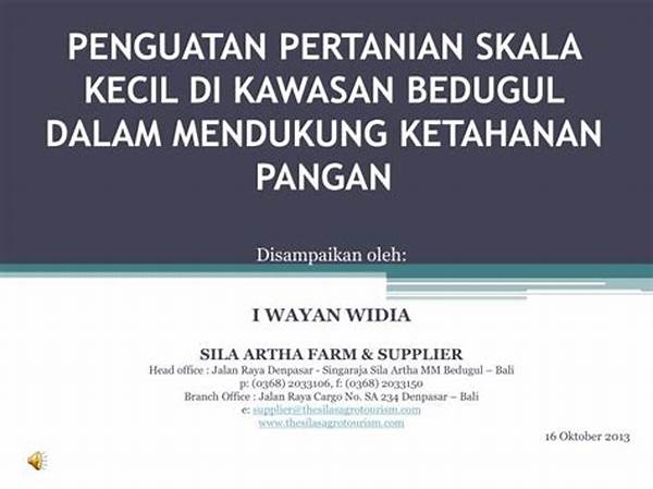 Pertanian Skala Kecil Inovatif