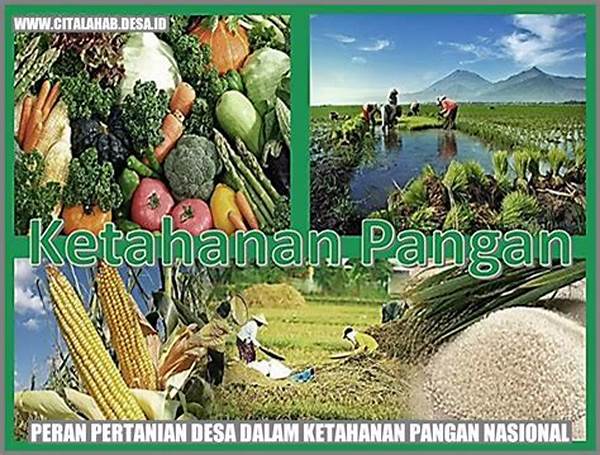Upaya Ketahanan Pangan Nasional